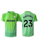 Aston Villa Emiliano Martinez #23 Maalivahdin Vieraspaita 2025-26 Lyhythihainen Aston Villa Emiliano Martinez #23 Maalivahdin Vieraspaita 2025-26 Lyhythihainen